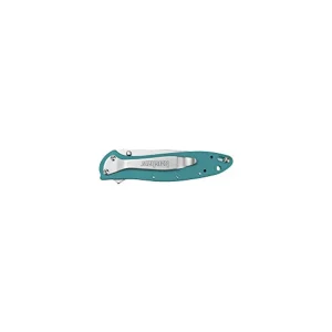 Kershaw 1660TEAL Leek, Teal Pocket Knife; 3 Bead-Blasted H-Performance Sandvik - view 4