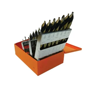 KnKut 29KK10 29 Piece Mechanics Length Step Point Drill Bit Set