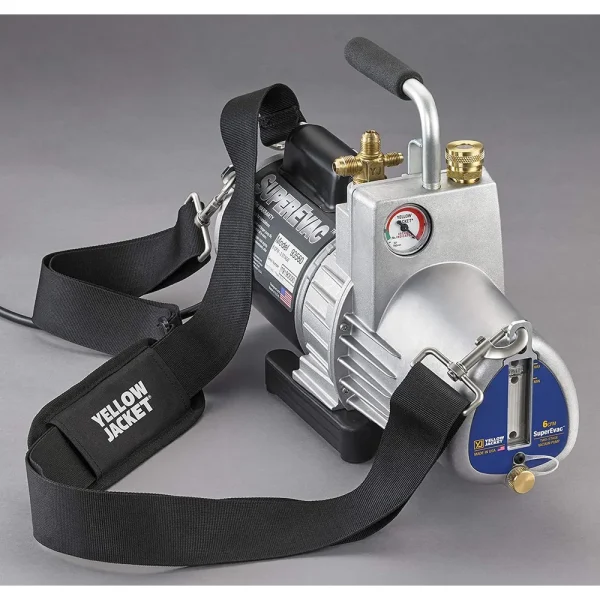 Yellow Jacket SuperEvac 6 CFM Vacuum Pump with Oil Change Valve (93560)