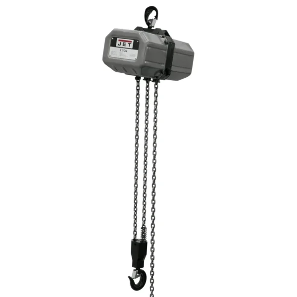 Jet 1SS-3C-15 3PH 1 Ton Electric Hoist w/ 15′ Lift (131500)