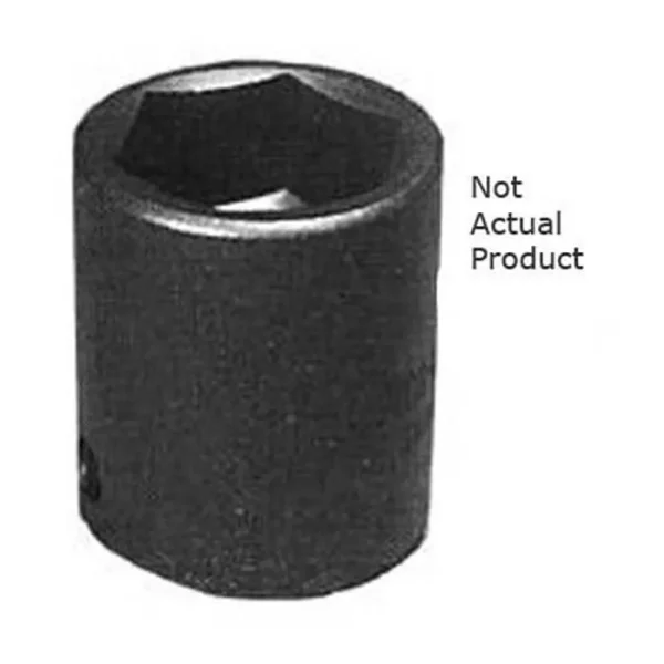 K Tool 38133 Impact Socket, 1/2″ Drive, 33mm, 6 Point, Shallow