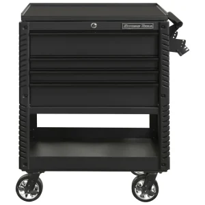 Extreme Tools Black 33″ 4-Drawer Deluxe Tool Cart (EX3304TCMBBK)