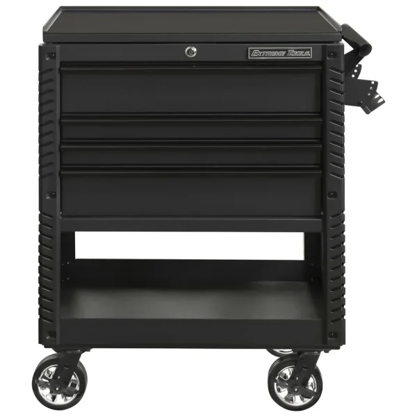 Extreme Tools Black 33″ 4-Drawer Deluxe Tool Cart (EX3304TCMBBK)