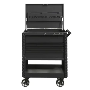Extreme Tools Black 33″ 4-Drawer Deluxe Tool Cart (EX3304TCMBBK) - view 2