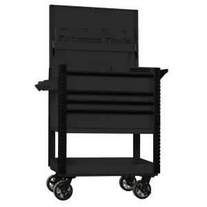 Extreme Tools Black 33″ 4-Drawer Deluxe Tool Cart (EX3304TCMBBK) - view 3