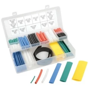Titan Tools 171-Piece Heat Shrink Tubing Kit Plastic Case Sizing Chart (45238)