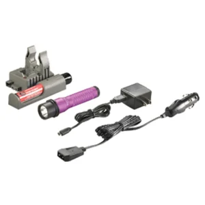 Streamlight Strion C4 LED Rechargeable Purple Flashlight w/ Charger (74362)