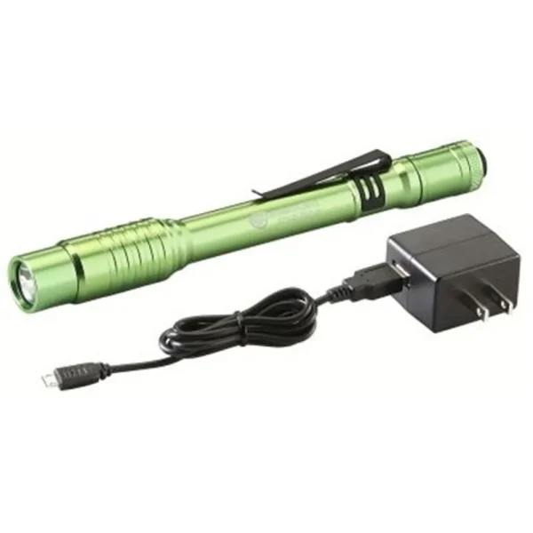 Streamlight Stylus Pro USB Rechargeable Lime Pen Light with AC Adapter (66145)