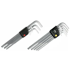 Wiha Ball End Hex L-Key Set Chrome Inch/Metric 22 Piece Set (66993)