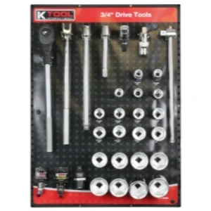 K Tool 0848 3/4″ Drive Tools Display – Ratchets, Sockets, Extensions and more