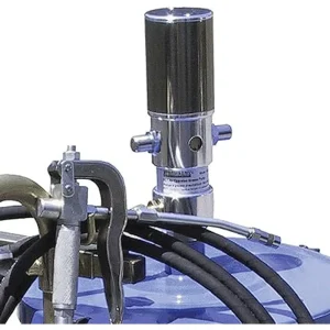 American Forge & Foundry Portable Air-Operated Grease Pump, 50:1, 16 Gal, 120 lb (8622A) - view 2