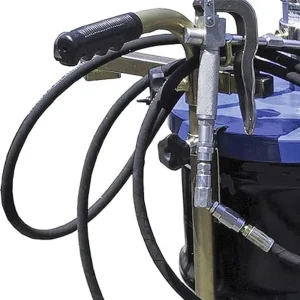 American Forge & Foundry Portable Air-Operated Grease Pump, 50:1, 16 Gal, 120 lb (8622A) - view 3