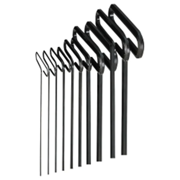 Eklind 33910 10 Piece 9″ SAE Hex T-Key Set