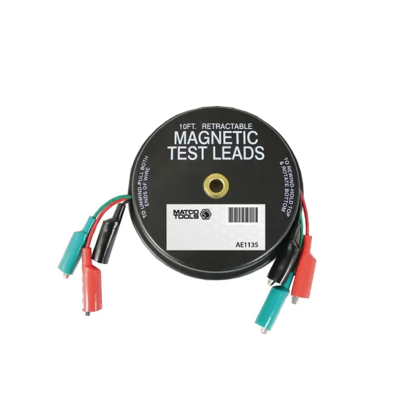 3 LEAD X 10′ RETRACTABLE LEAD WITH MAGNET