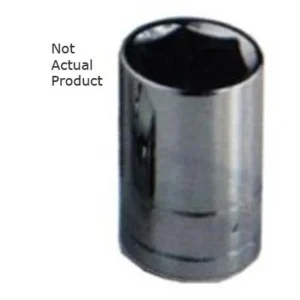 K Tool 28127 Chrome Socket, 1/2″ Drive, 27mm, 6 Point, Shallow