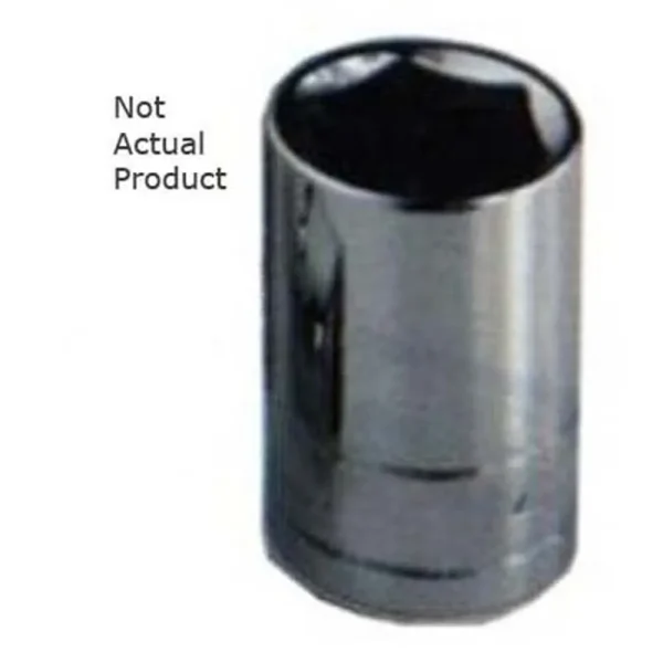 K Tool 28127 Chrome Socket, 1/2″ Drive, 27mm, 6 Point, Shallow