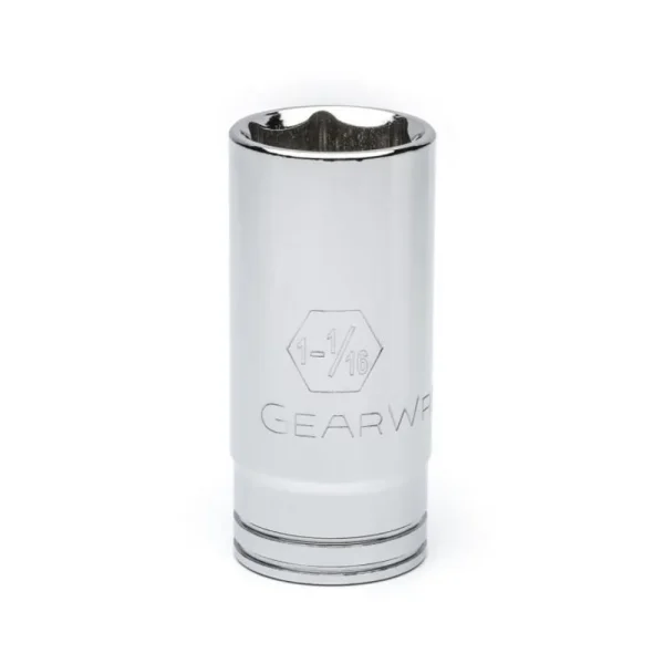 Gearwrench 80675 Socket 1/2″ Drive 6 Point 1-1/16″ Deep