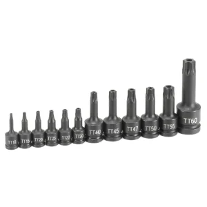 Grey Pneumatic 12pc 1/4″, 3/8″, 1/2″ TP Star Driver Set (1235TT) - view 2
