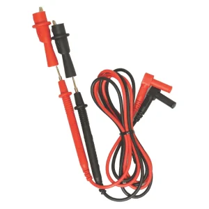 TEST LEADS WITH SCREW-OFF ALLIGATOR CLIPS