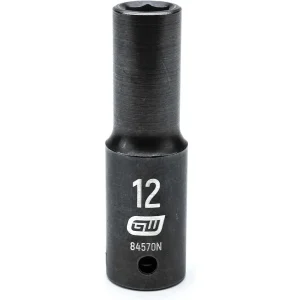 Gearwrench 84570N 1/2″ Drive 6 Point 12mm Deep Impact Socket