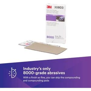 3M 70mm X 140mm 8000+Grit Trizact Hookit Foam Abrasive Sheet (30803) - view 2