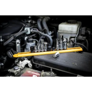 Gearwrench 80319 10 Piece 1/4″ and 3/8″ Drive 6 Point 10MM Socket Set - view 3