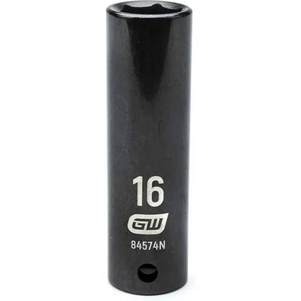 Gearwrench 84574N 1/2″ Drive 6 Point 16mm Deep Impact Socket
