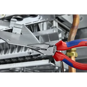 Knipex Needle Nose Combo Pliers with Tether Attachment (0822145TBKA) - view 4