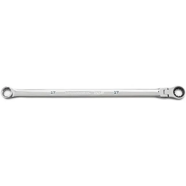 Gearwrench 86117 120XP Universal XL Flex-Head Gearbox Ratcheting Wrenches, Open Stock, 17mm