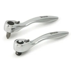 Titan Tools 11203 Offset Micro Bit Driver & 1/4 Ratchet Combo