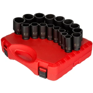 Sunex 3/4″ Drive 17 Piece SAE Deep Impact Socket Set (4685)