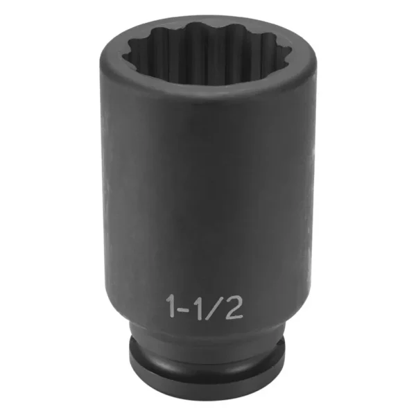 Grey Pneumatic 1-7/8″ X 12 Point Deep 3/4″ Drive Impact Socket (3160D)