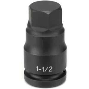 Grey Pneumatic 27Mm Hex Bit Impact Socket 1-1/2″ Drive (6927M)