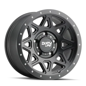 Dirty Life Theory 9305 Satin Black Wheels