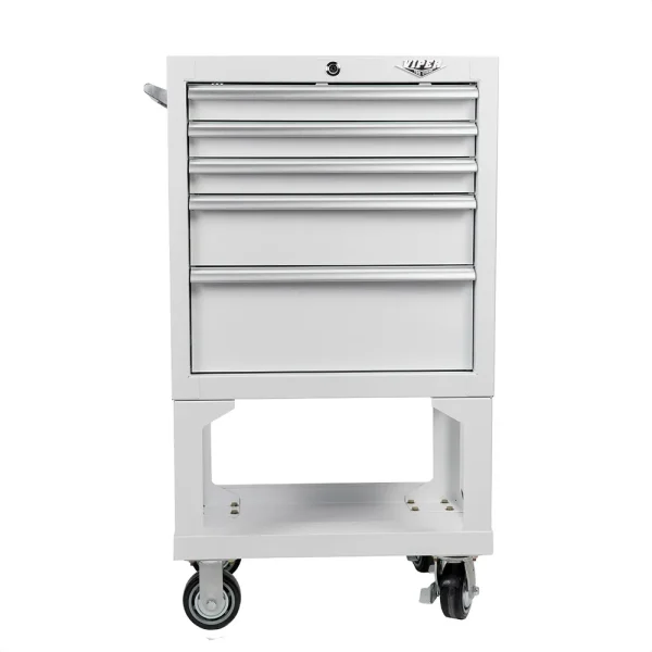 Viper Tool Storage White 26″ 5-Drawer Rolling Cabinet (RG2605WHLL)