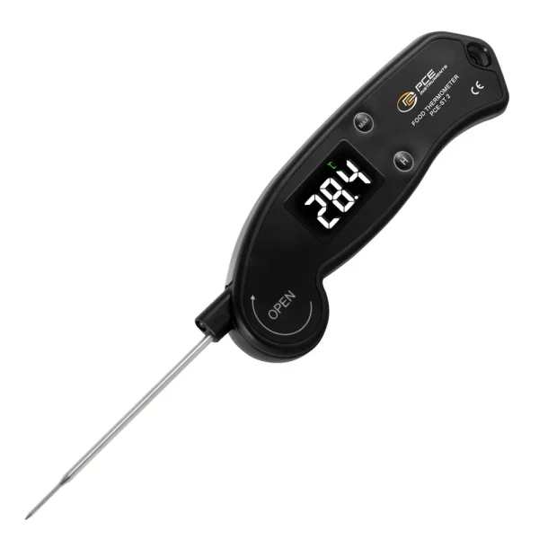 PCE Instruments Folding Digital Thermometer with Stainless Steel Sensor (PCE-ST 2)