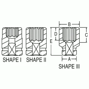 Grey Pneumatic 41Mm X 12 Point Short 1-1/2″ Drive Impact Socket (6241M) - view 2