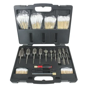 17 PIECE STAINLESS STEEL DIESEL INJECTOR SEAT CLEANING KIT - view 2