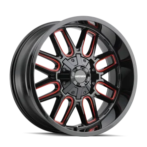 Mayhem Cogent 8107 Gloss Black Prism Red Wheels