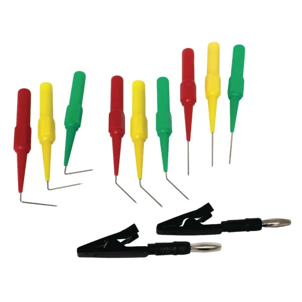 11 PIECE BACK PROBE PINS AND ALLIGATOR CLIPS SET