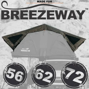 23ZERO Breezeway™ 62 2.0 Soft-Shell Roof Top Tent – Queen Bed & LST (SPFLYBW62O)