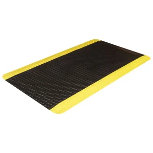Crown Matting Workers-Delight Deck Plate 3’x75′ Black w/Yellow (WDR1236YB-75)
