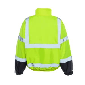 Utility Pro HiVis Bomber Jacket with Removable Fleece & Teflon Fabric Protector - view 3