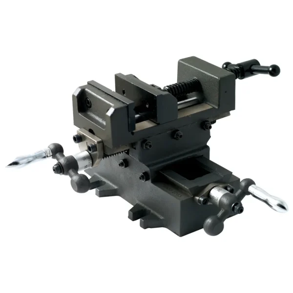 HHIP 4″ HEAVY DUTY CROSS SLIDE VISE WITH METRIC DIAL (3900-2704)
