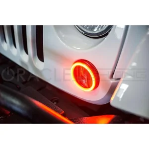 Oracle Lighting 2007-2017 Jeep Wrangler JK LED Surface Mount Turn Signal Halo Kit (2931-005) - view 3