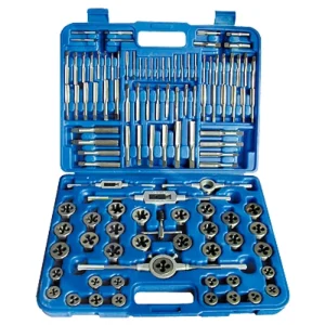 HHIP 110 PIECE #4-3/4″ & M6-18 HIGH SPEED STEEL TAP & DIE SET (1011-0110)