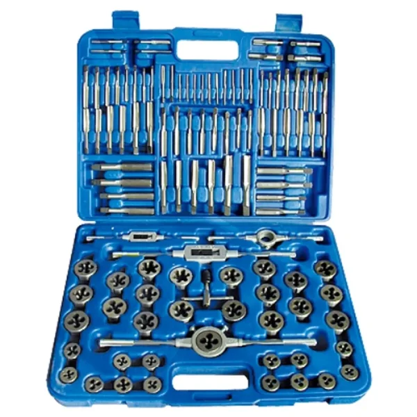 HHIP 110 PIECE #4-3/4″ & M6-18 HIGH SPEED STEEL TAP & DIE SET (1011-0110)