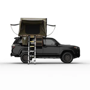 Tuff Stuff Stealth Black Ops Series™ Aluminum Shell Roof Top Tent, Black (TS-RTT-STLTH) - view 2