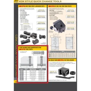 HHIP KDK-150 STYLE T-NUT BLANK 1 X 3 X 4-1/2 WITH SCREW 5/8-18 X 60MM (3900-5442) - view 3