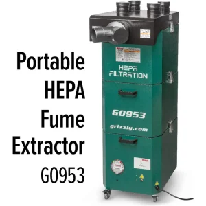 Grizzly Industrial Portable HEPA Fume Extractor (G0953) - view 3